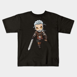 Geralt Anime Kids T-Shirt